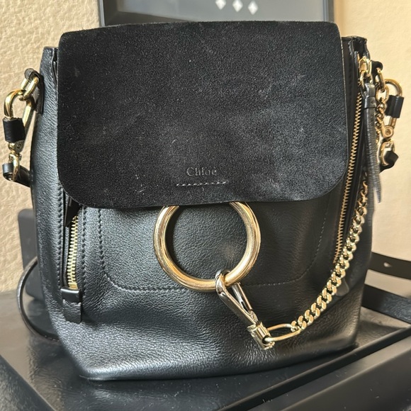 Chloé | Small Faye Backpack Black - Picture 2 of 8